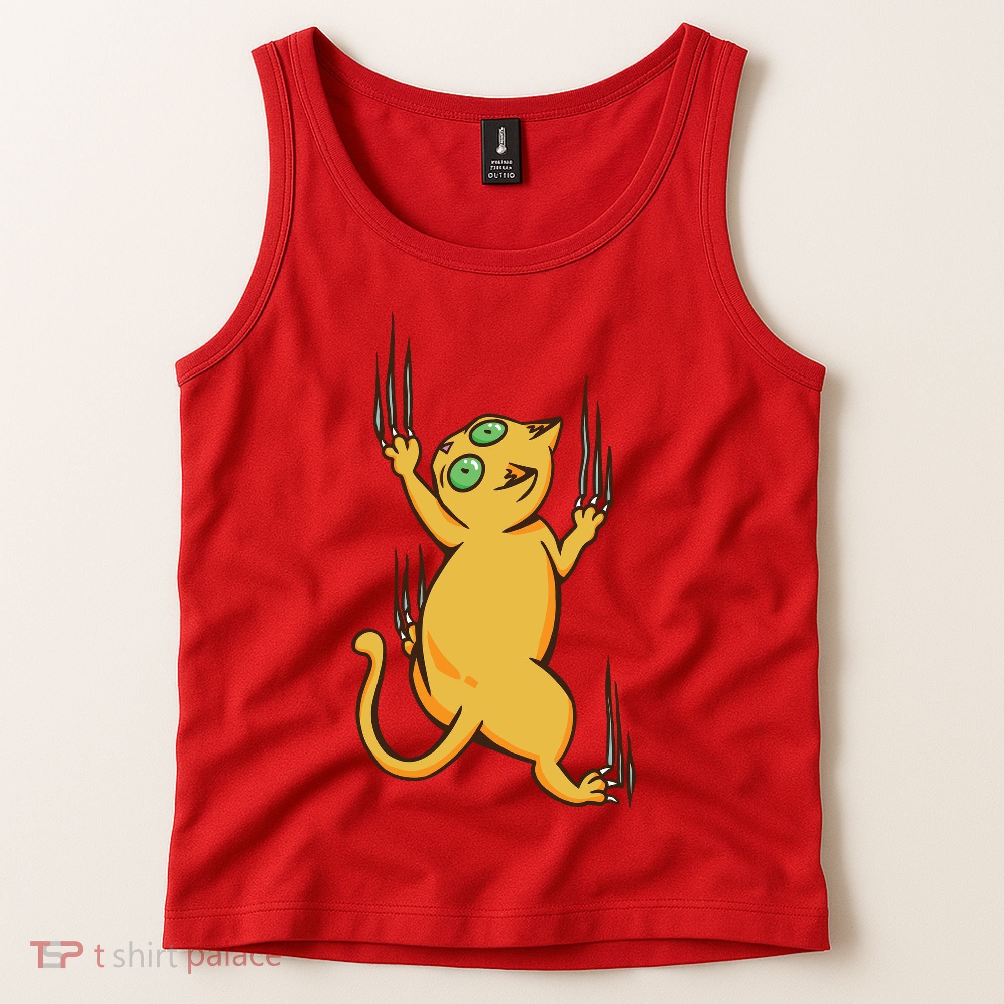 Cat Climbing Tank Top
