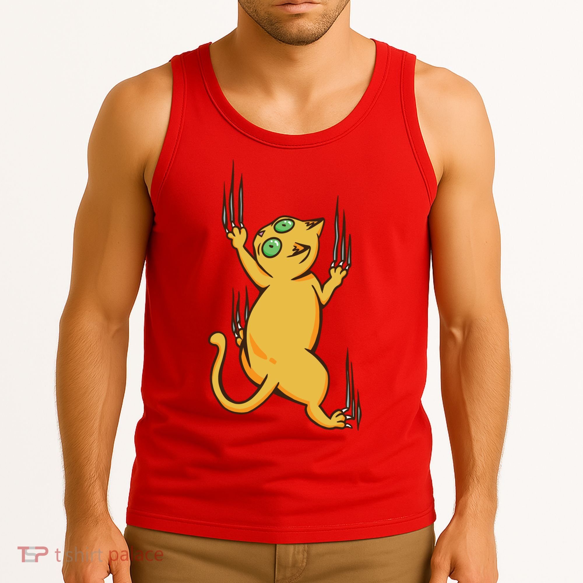 Cat Climbing Tank Top