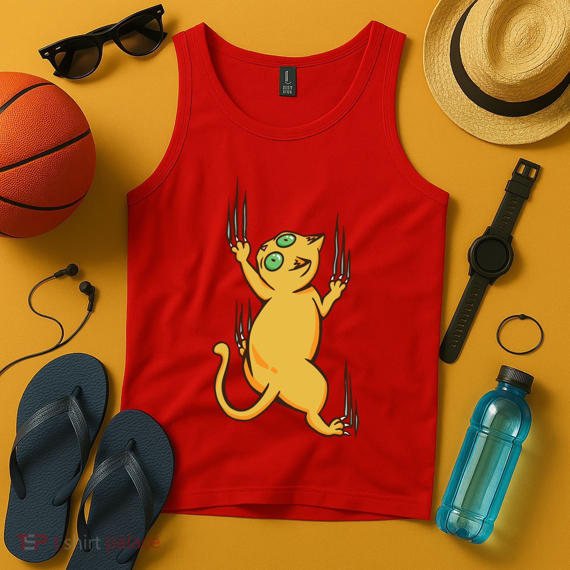 Cat Climbing Tank Top
