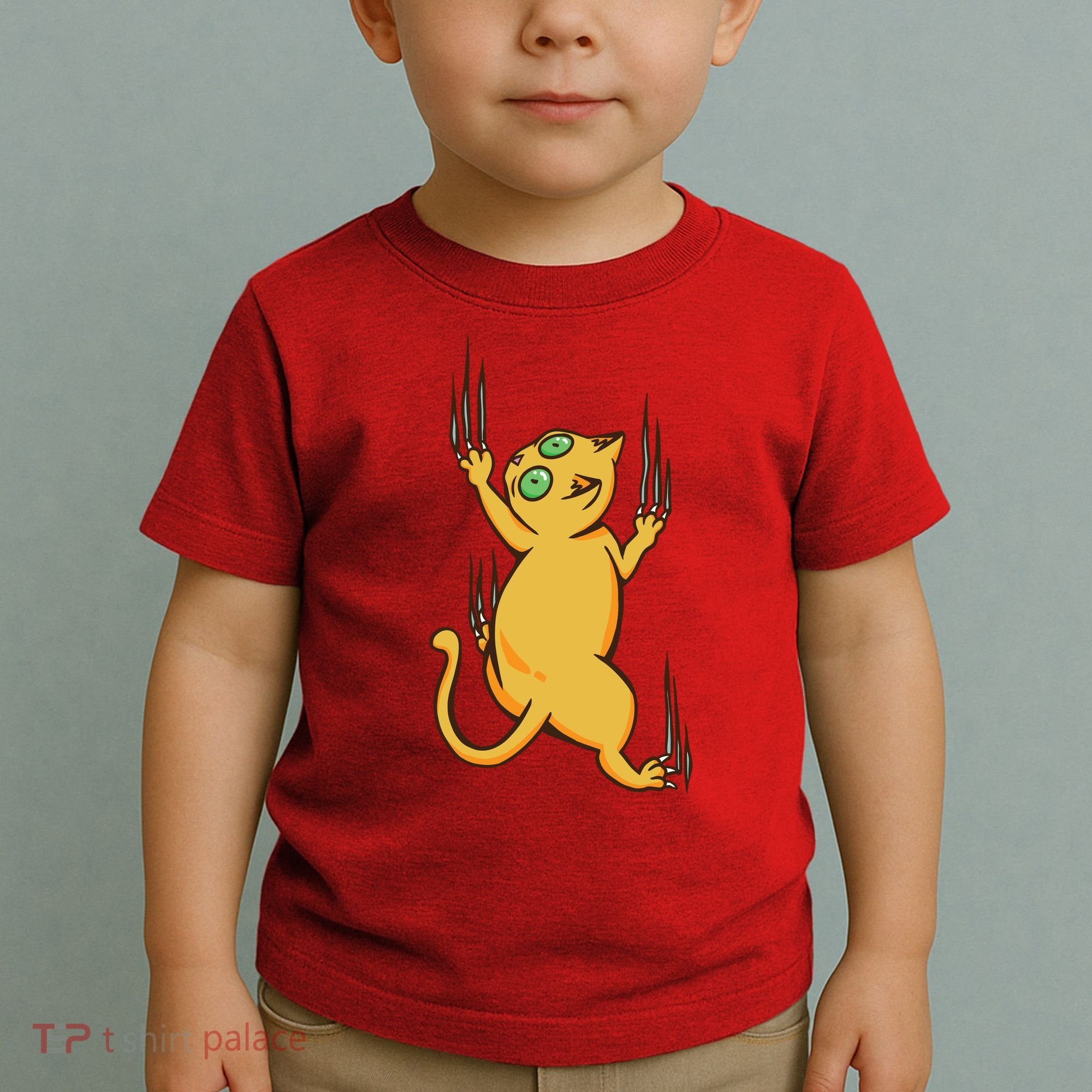 Cat Climbing Toddler T-Shirt