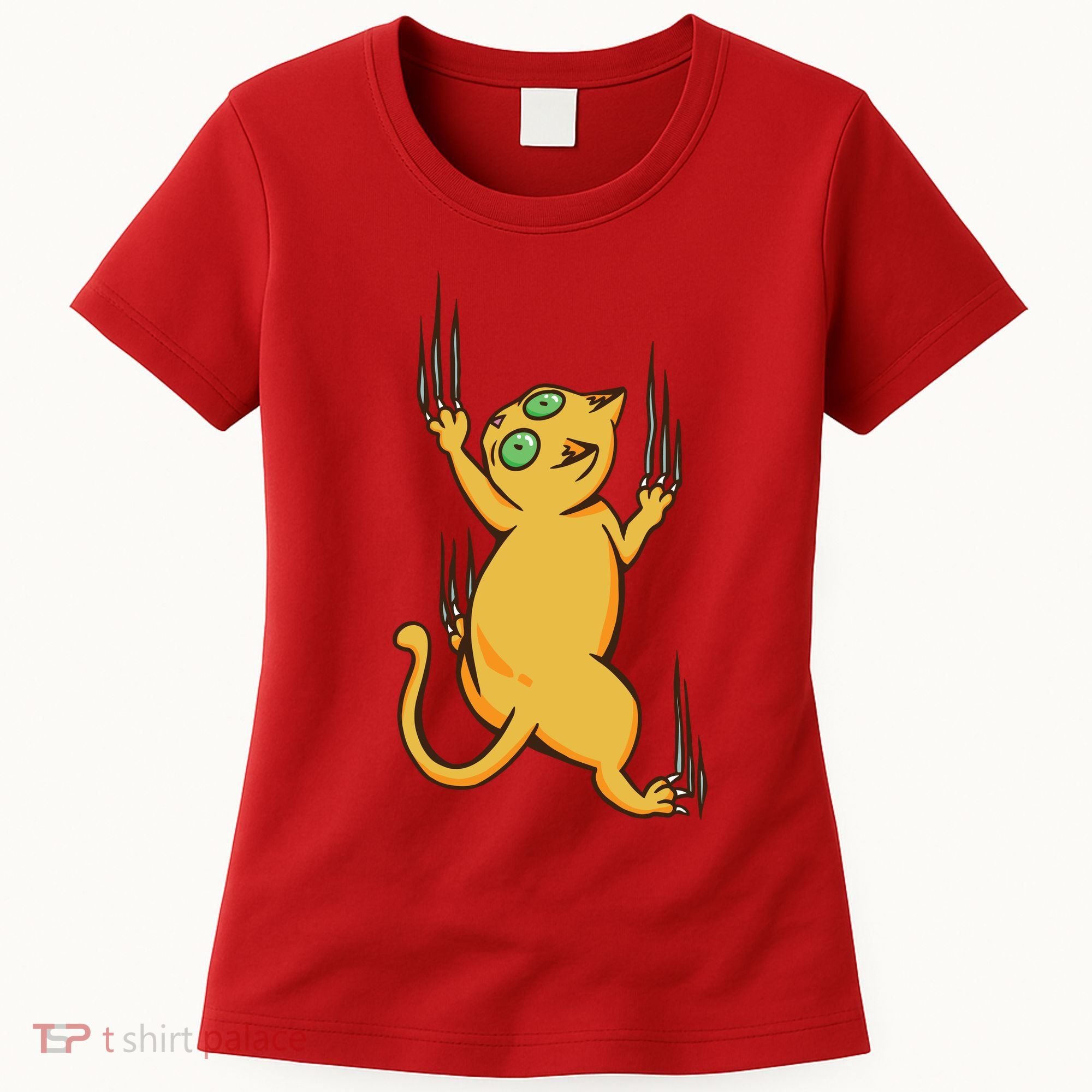 Cat Climbing Women's T-Shirt