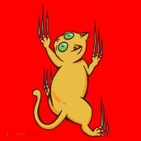 Cat Climbing Kids Hoodie thumb 5