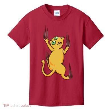 Cat Climbing Kids T-Shirt