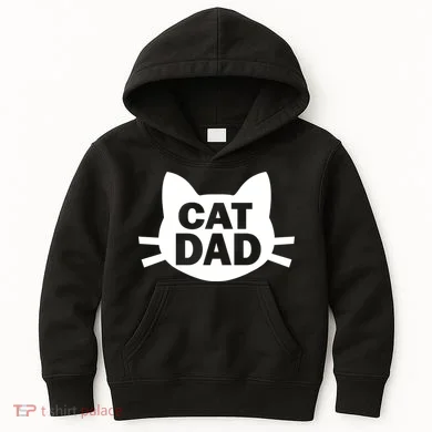 Cat Dad Kids Hoodie
