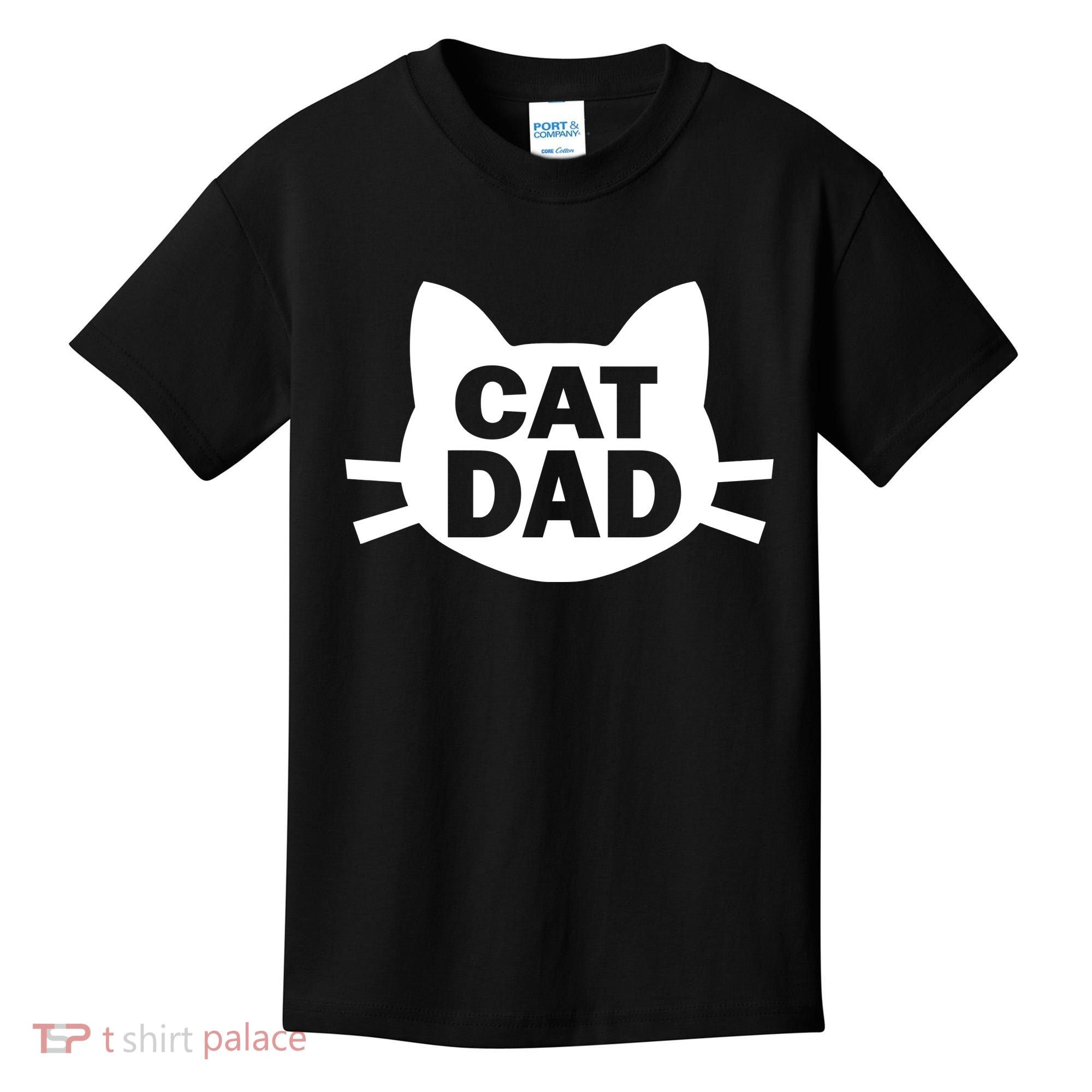 Cat Dad Kids T-Shirt