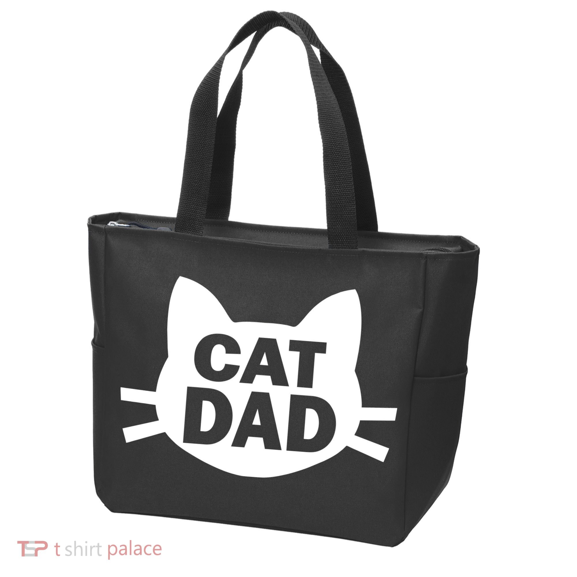 Cat Dad Tote Bag