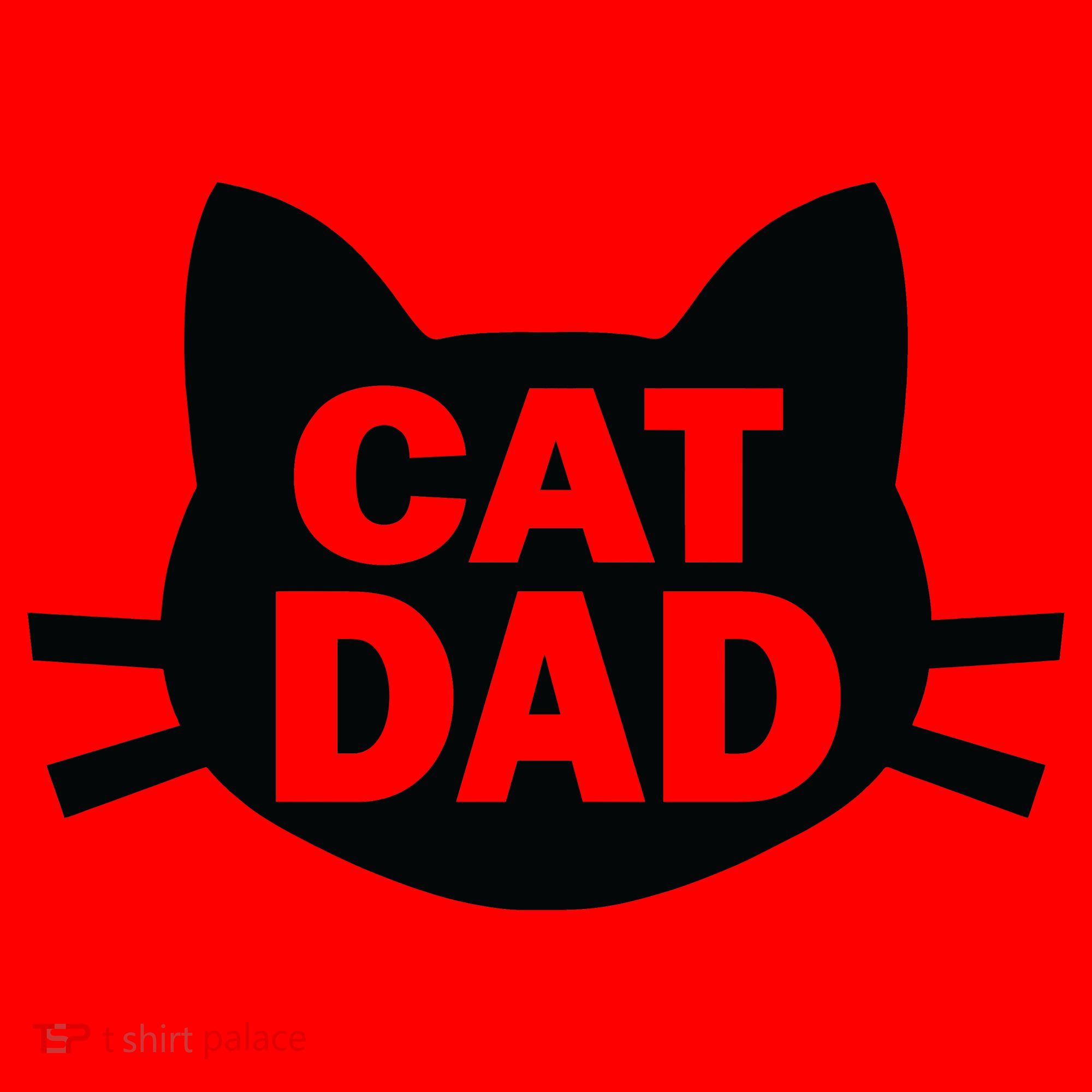 Cat Dad Santa Hat