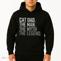 Cat Dad The Man Myth Legend Hoodie thumb 2