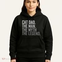 Cat Dad The Man Myth Legend Hoodie thumb 5