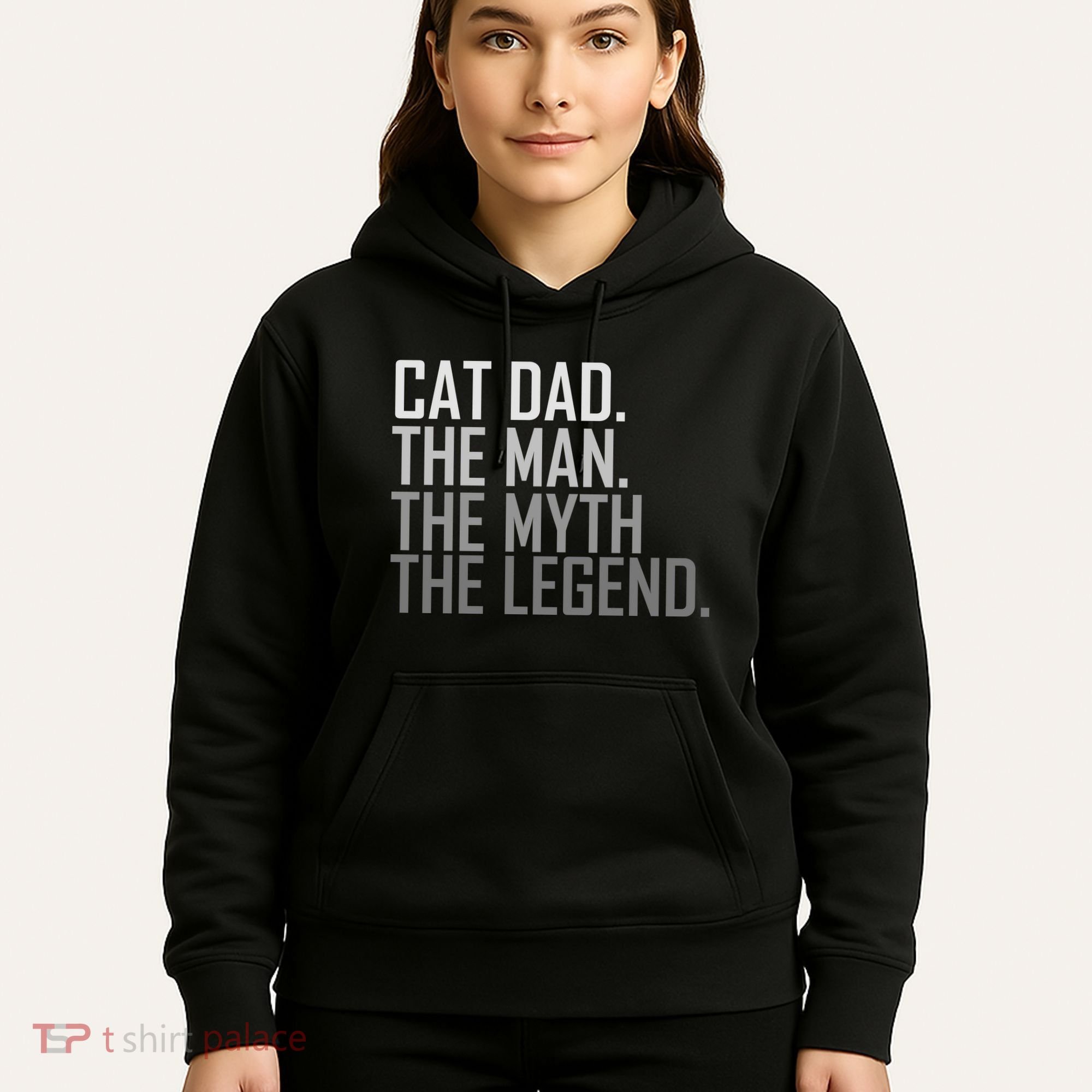 Cat Dad The Man Myth Legend Hoodie