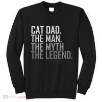 Cat Dad The Man Myth Legend Sweatshirt thumb 0