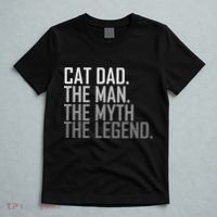 Cat Dad The Man Myth Legend T-Shirt thumb 5