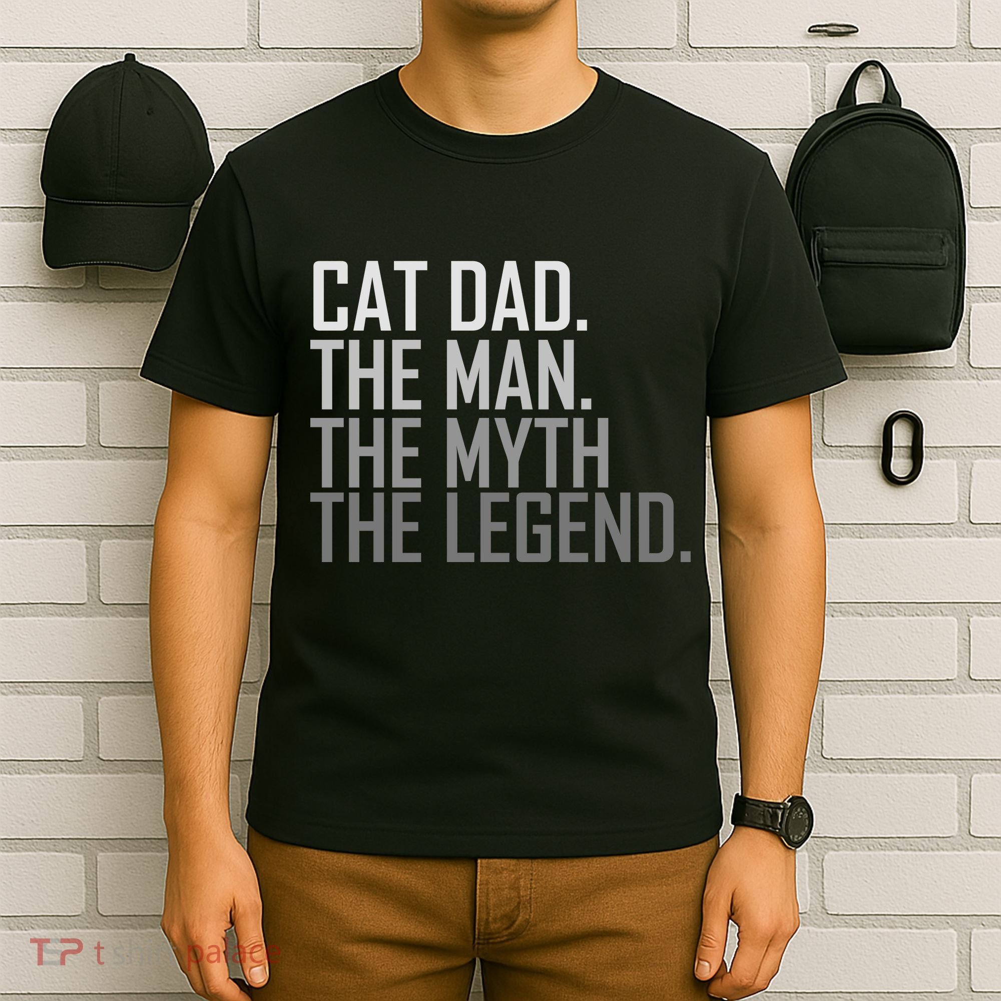 Cat Dad The Man Myth Legend T-Shirt