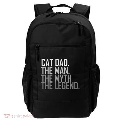 Cat Dad The Man Myth Legend Backpack