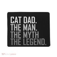 Cat Dad The Man Myth Legend Mousepad thumb 0