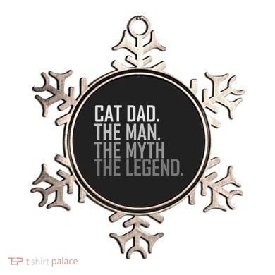 Cat Dad The Man Myth Legend Ornament