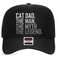 Cat Dad The Man Myth Legend Hat thumb 0