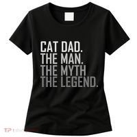 Cat Dad The Man Myth Legend Women's T-Shirt thumb 0
