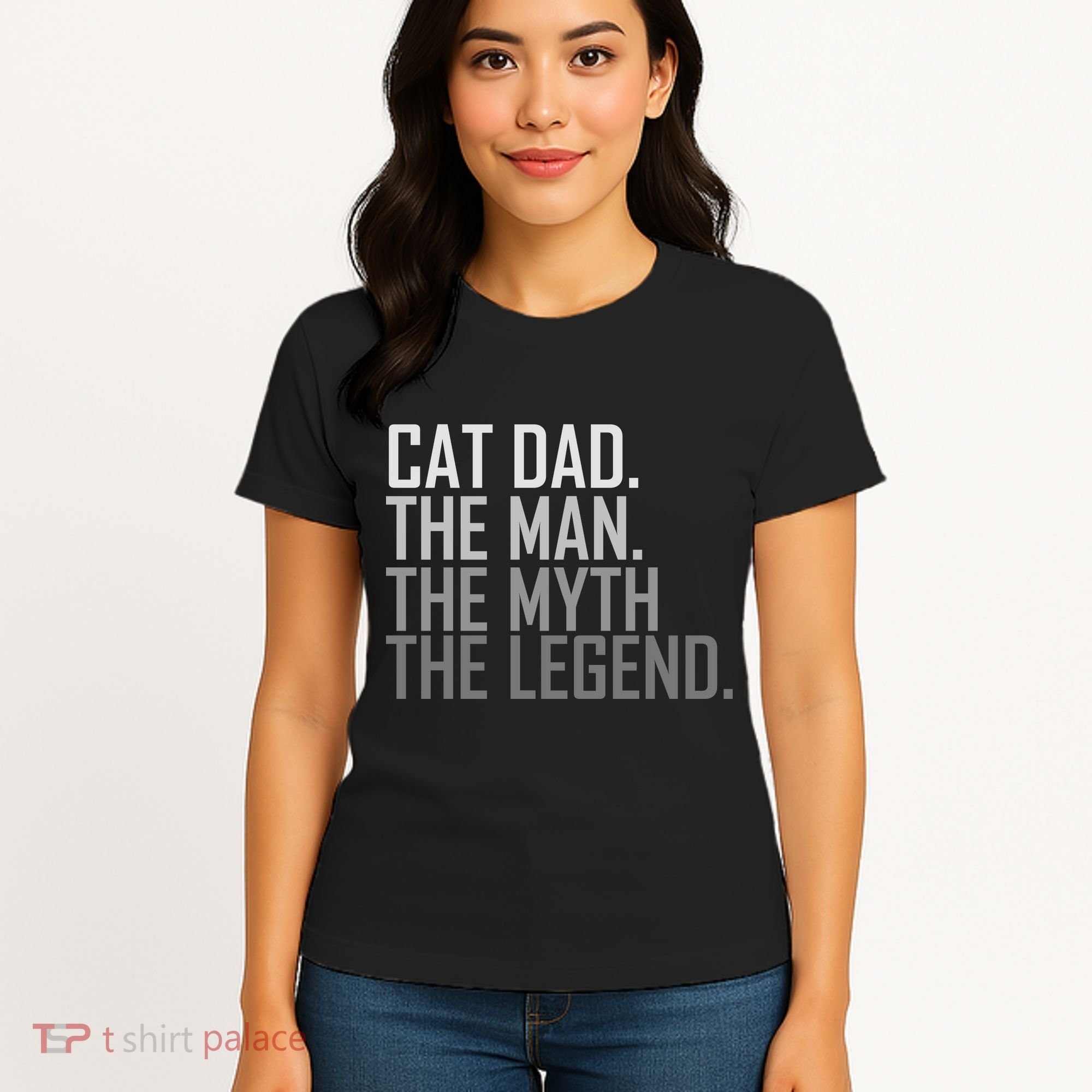 Cat Dad The Man Myth Legend Women's T-Shirt