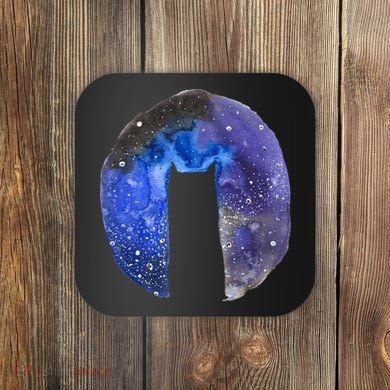 Cat Galaxy Coaster