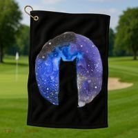 Cat Galaxy Golf Towel thumb 1