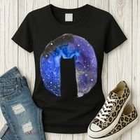 Cat Galaxy Women's T-Shirt thumb 3