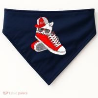 Cat In Red Sneakers USA-Made Doggie Bandana thumb 0
