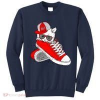 Cat In Red Sneakers Sweatshirt thumb 0