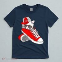 Cat In Red Sneakers T-Shirt thumb 5