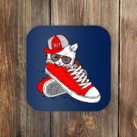 Cat In Red Sneakers Coaster thumb 0