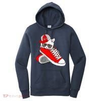 Cat In Red Sneakers Women's Hoodie thumb 0