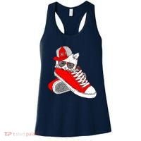 Cat In Red Sneakers Women's Tank Top thumb 0