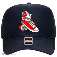 Cat In Red Sneakers Hat thumb 0