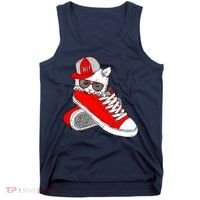 Cat In Red Sneakers Tank Top thumb 0