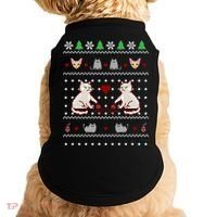 Cat Lover Ugly Christmas Doggie Tank thumb 0