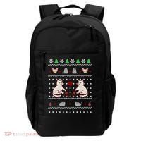 Cat Lover Ugly Christmas Backpack thumb 0