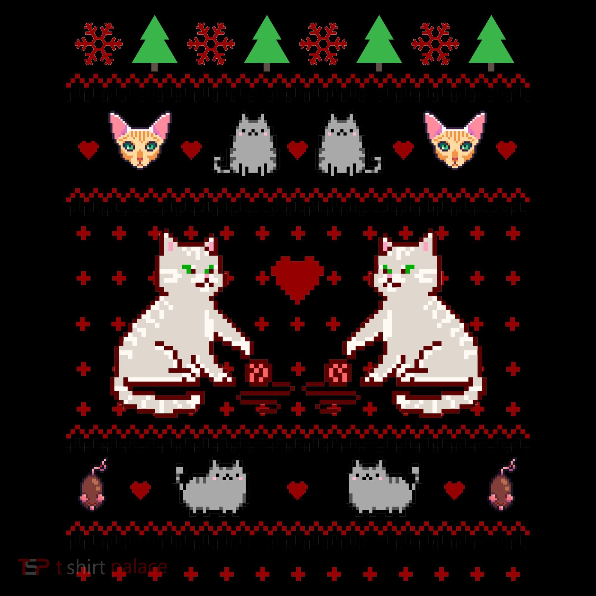 Cat Lover Ugly Christmas Coffee Mug
