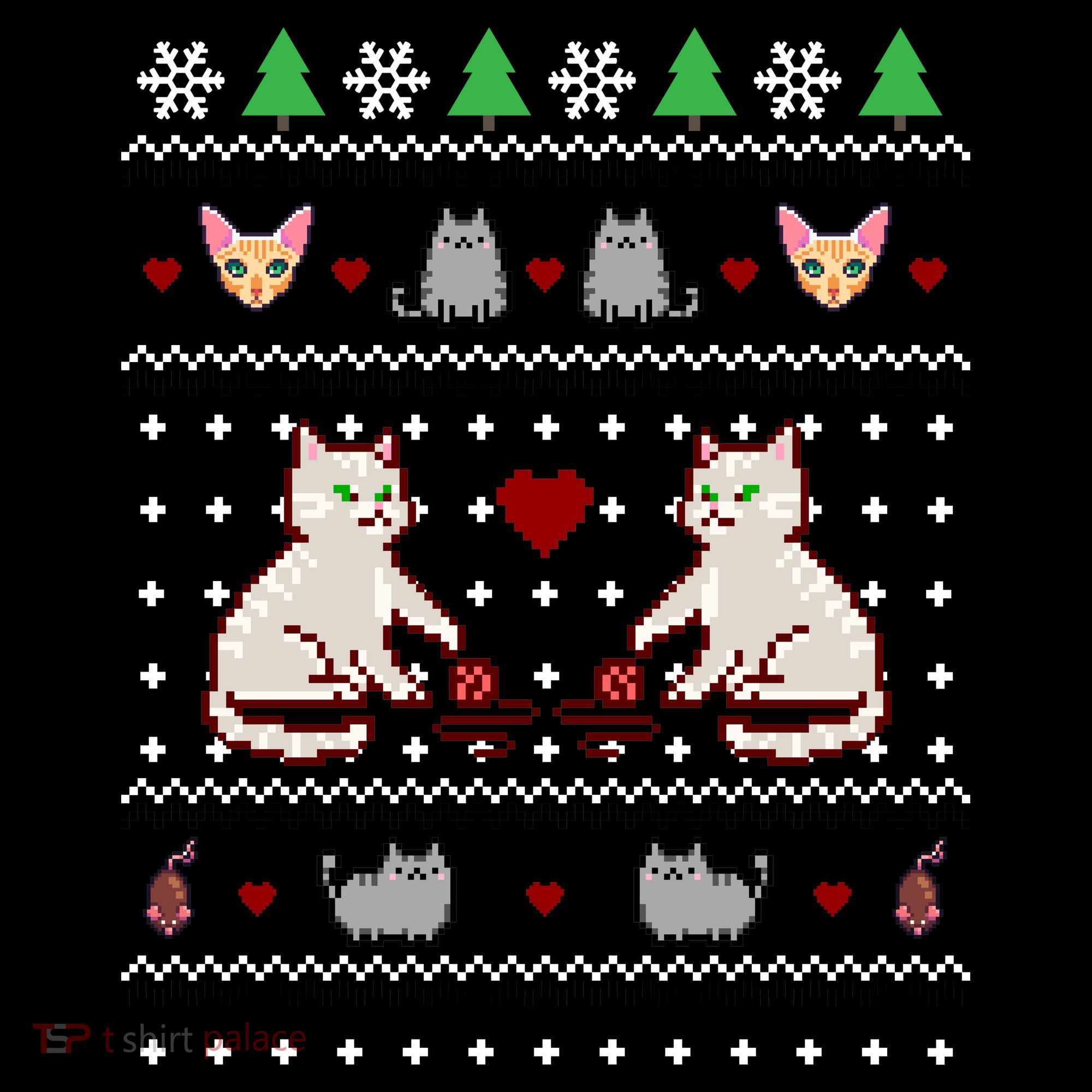 Cat Lover Ugly Christmas Pajama Set