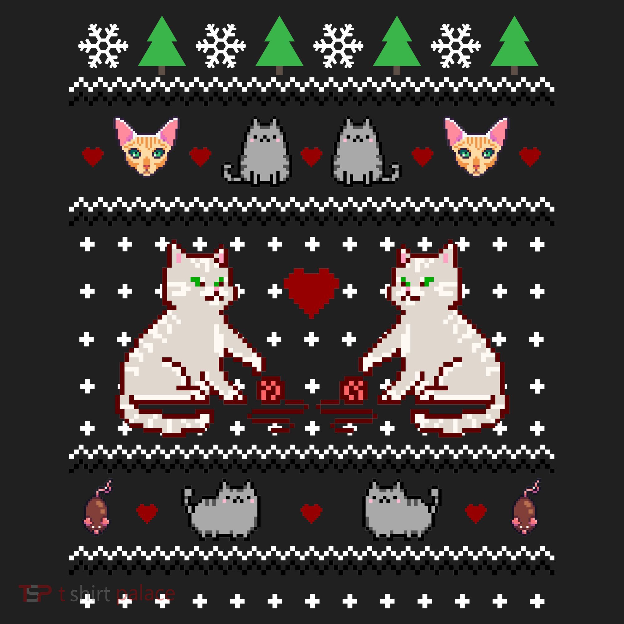 Cat Lover Ugly Christmas Tumbler