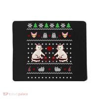 Cat Lover Ugly Christmas Mousepad thumb 0