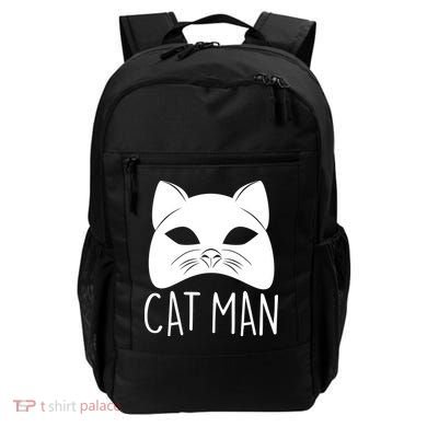 Cat Man Superhero Mask Cat Lover Fan Backpack