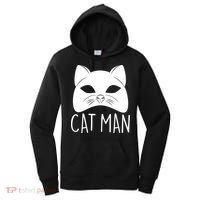 Cat Man Superhero Mask Cat Lover Fan Women's Hoodie thumb 0