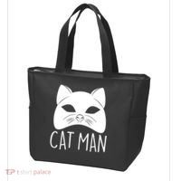 Cat Man Superhero Mask Cat Lover Fan Tote Bag thumb 3