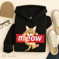 Cat Meow Supreme Hoodie thumb 4