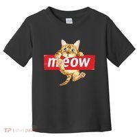 Cat Meow Supreme Toddler T-Shirt thumb 0