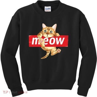 Cat Meow Supreme Kids Sweatshirt
