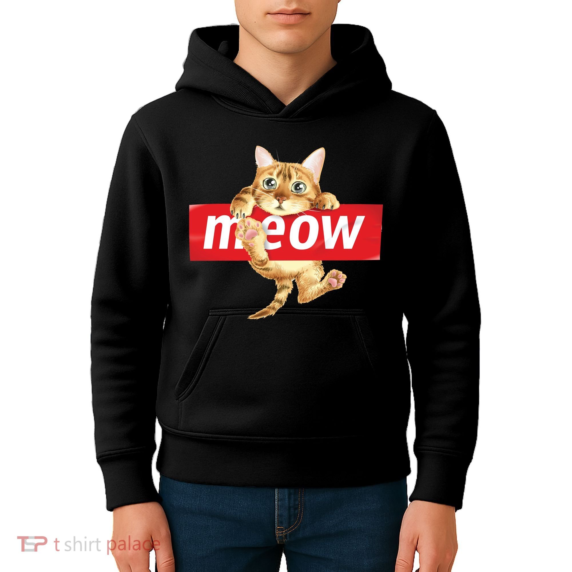 Cat Meow Supreme Kids Hoodie