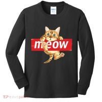 Cat Meow Supreme Kids Long Sleeve Shirt thumb 0