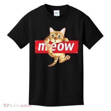 Cat Meow Supreme Kids T-Shirt