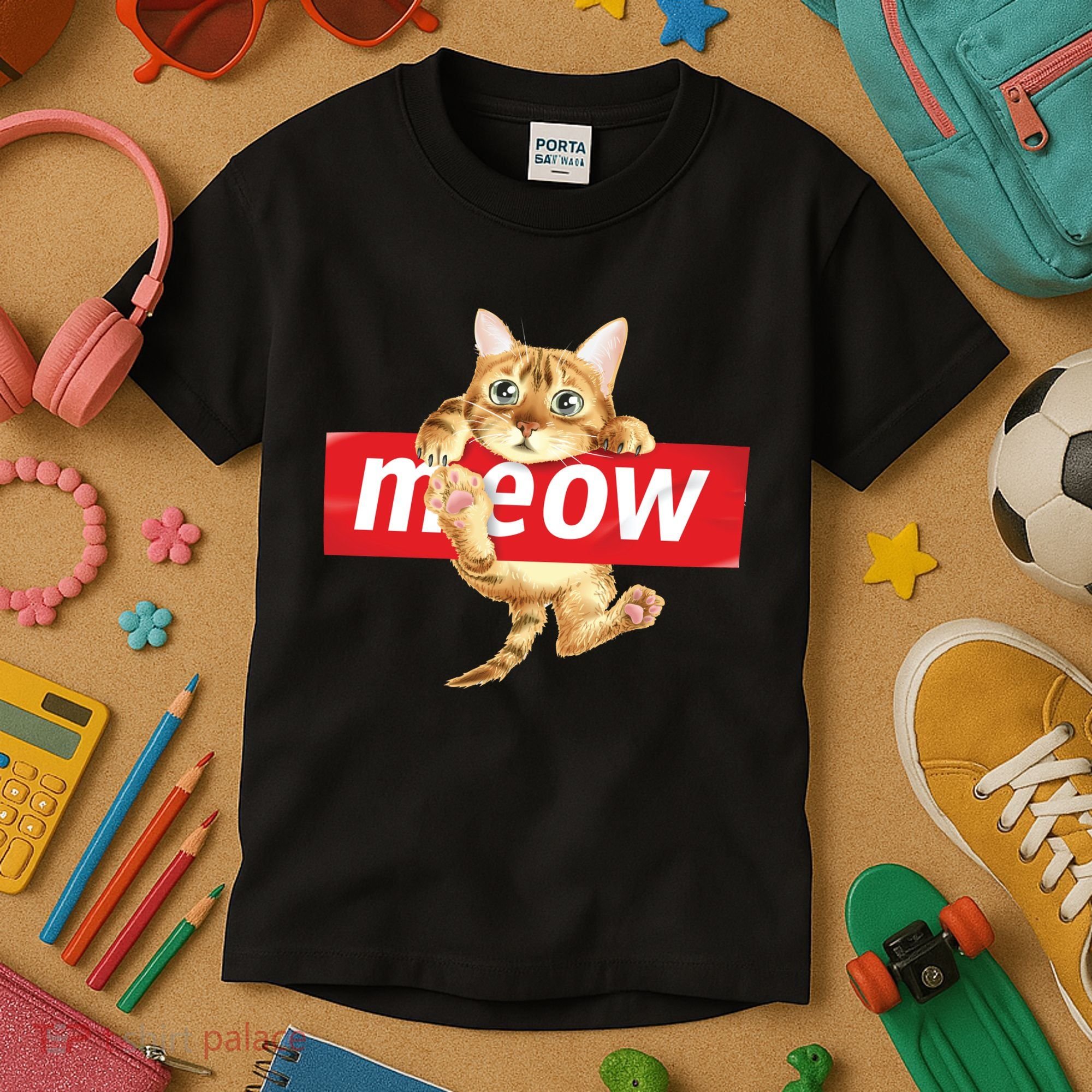 Cat Meow Supreme Kids T-Shirt